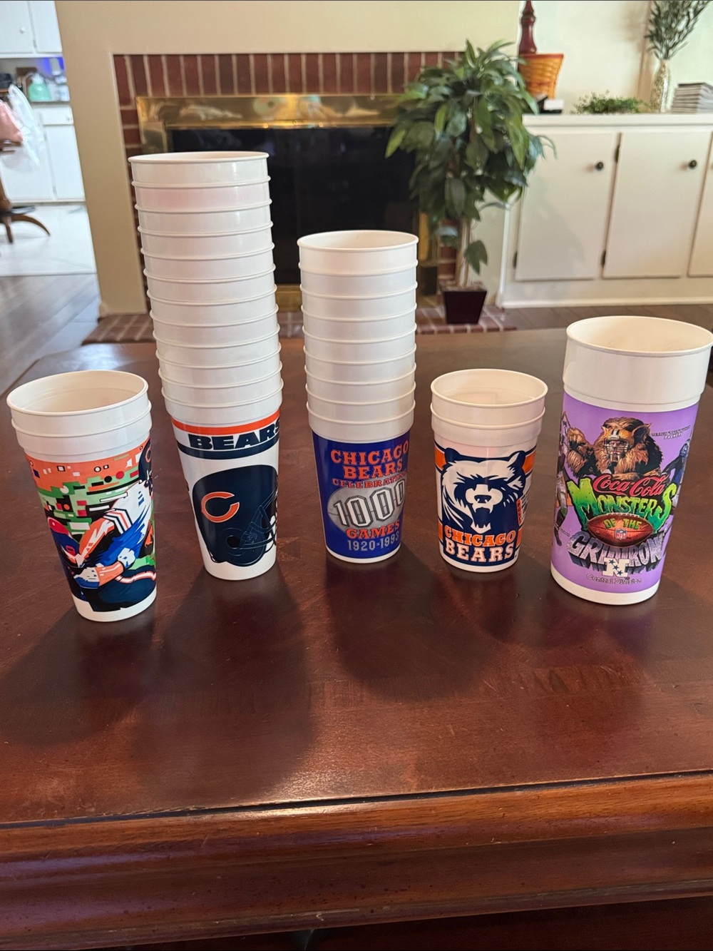 Chicago Bears Stadium Cups - Set of (26)